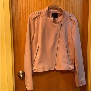 Banana Republic Faux Suede Moto Jacket